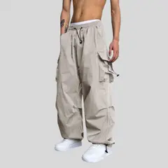 ENKI - Pantalón Cargo Parachute Varón - Estilo Urbano y Funcional