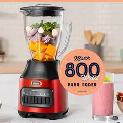 OSTER - Licuadora de 800w Pica Hielo con Vaso 1,5 lts