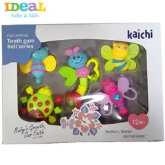 IDEAL - Kit Mordedor Sonajero x 5 Piezas