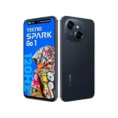 TECNO MOBILE - Tecno Spark Go 1 64GB ROM+ 6GB RAM*(3GB+3GB Extended) / COLOR: STARTRAIL BLACK