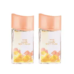 AVON - Colonia Soft Musk Vanilla 50 ml x 2 unidades