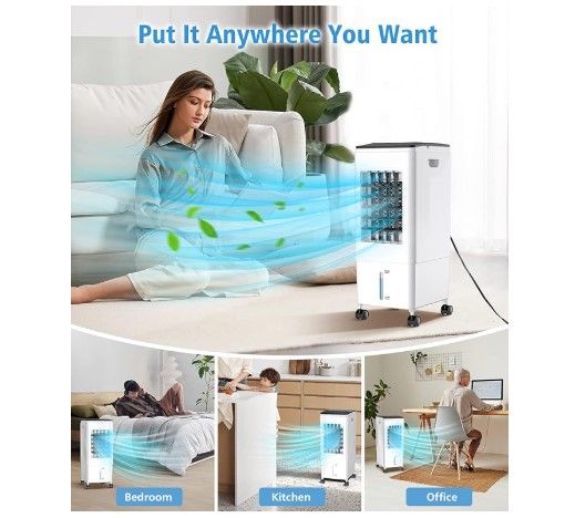 Enfriador de Aire Ventilador Portátil Moderno 3 en 1