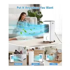 GENERICO - Enfriador de Aire Ventilador Portátil Moderno 3 en 1