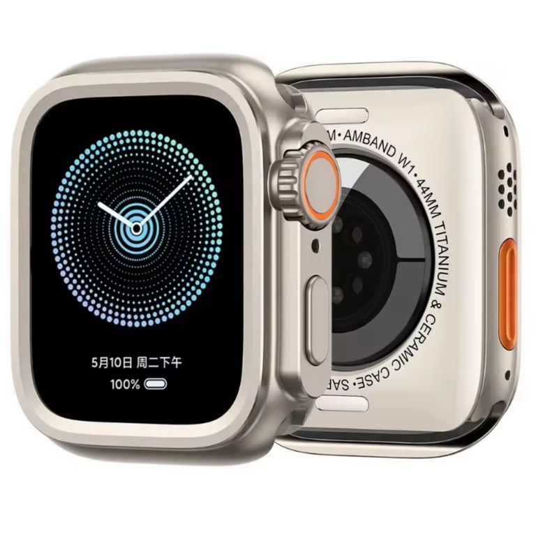 Case Para Apple Watch 45mm de Metal Titanio Ultra Mate