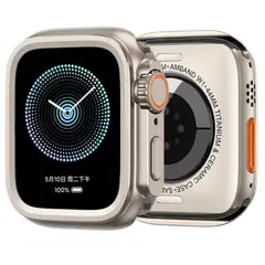 URVOI - Case Para Apple Watch 45mm de Metal Titanio Ultra Mate