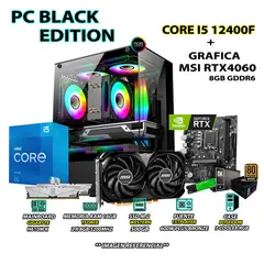 INTEL - Computadora PC Gamer Core i5 12400F RAM 16GB SSD 500GB RTX 4060 8GB