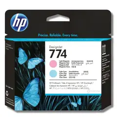 HP - El Cabezal 774 Light Magenta / Light Cyan (P2V98A) Original