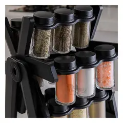 RYBIU IMPORT - Almacenador para el Hogar Color Negro Y+Ligas de Regalo