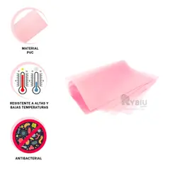 RYBIU IMPORT - Kit Duraderas de Tapetes de Color Rosado Y+Regalo Stickers