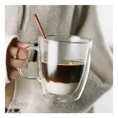 GENERICO - Taza Innovadora Color Transparente Y+Papel de Regalo