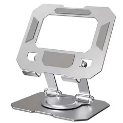 GENERICO - Soporte Para Tablet Celular Portátil Ajustable 360 Grados Color PLATA