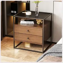 NACION MUEBLES - VELADOR PABLO MODERNO COLOR MARRON