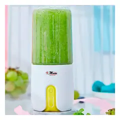 GENERICO - Licuadora de Diseño Moderno en Tono Blanco Y+Regalo Stickers