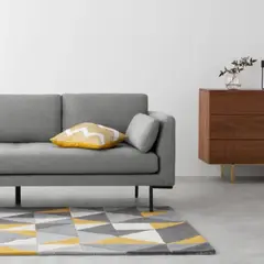 YOLODECORO - Sofá de 3 Cuerpos Harlow Gris Montaña