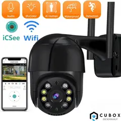 OEM - Camara de Seguridad Exterior IP Full HD 2MPx Visión Nocturna WiFi