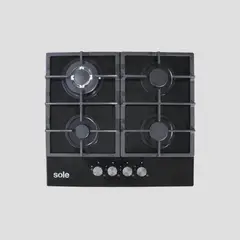 SOLE - Encimera Vidrio Templado A Gas 60cm SOLCO045V2