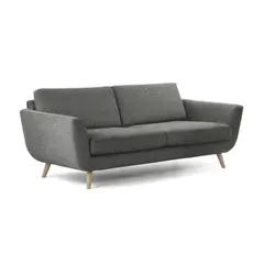 YOLODECORO - Sofá 3 Cuerpos Sun Gris