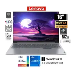 LENOVO - Laptop ThinkBook 16 G6 IRL Intel CoreI7-13700H 16GB RAM 512GB SSD 16" WUXGA 21KH00F4LM