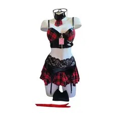 GENERICO - DISFRAZ COLEGIALA LENCERIA SEXY