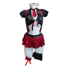 GENERICO - DISFRAZ COLEGIALA LENCERIA SEXY
