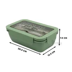 GENERICO - Recipiente con Utensilios Verde Y+Regalo Ligas para Peinar