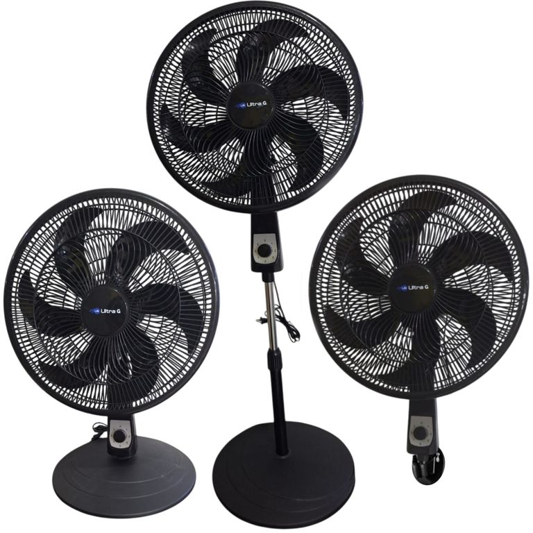 Ventilador 3 en 1 Silencioso 18"pulgadas de 90W NEGRO