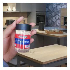 RYBIU IMPORT - Set de Envase con Seguro en Negro Y+Papel de Regalo