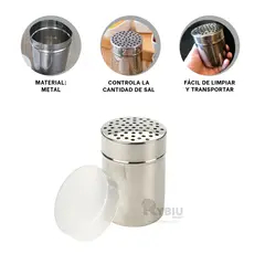 RYBIU IMPORT - Dispensador Elegante en Plateado Y+Regalo Agendita