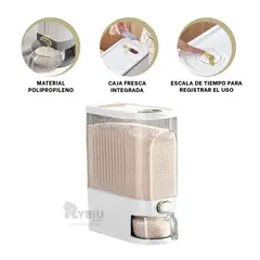 GENERICO - Surtidor Seguro en Tono Blanco Y+Envoltorio de Regalo