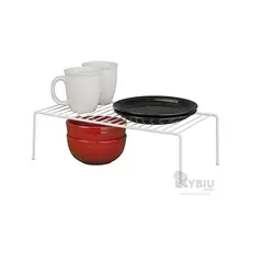 RYBIU IMPORT - Rejilla de Metal de 4 Patitas en Blanco Y+Gift MiniAgenda