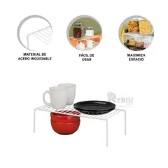 RYBIU IMPORT - Rejilla Innovador y Decorativo en Blanco 4P Y+Gift Stickers