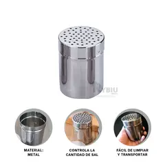 GENERICO - Recipiente Duradero de Metal Y+Post-it Adhesivos