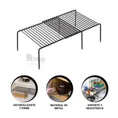 RYBIU IMPORT - Divisor Practico y Resistente Color Negro Y+Ligas de Regalo