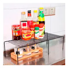 GENERICO - Rejilla Sofisticado de 6 Patitas en Negro Y+Gift MiniAgenda