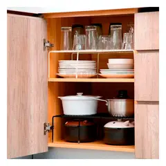 GENERICO - Rejilla Funcional de 6 Extremidades Negro Y+Regalo Stickers