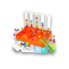 GENERICO - Juego Educativo Montessori de Cuentas Arcoíris para niños