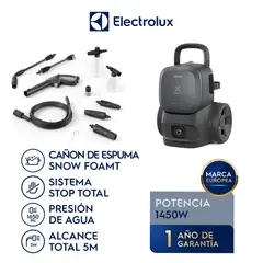 Electrolux - Hidrolavadora EWS1850P 1850W 135 Bar para Autos y Hogar