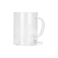 GENERICO - Taza Didactica Util de 400ML Transparente Y+Papel de Regalo