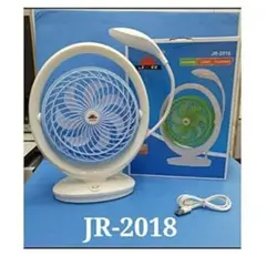 GENERICO - Ventilador Recargable con Lampara LED