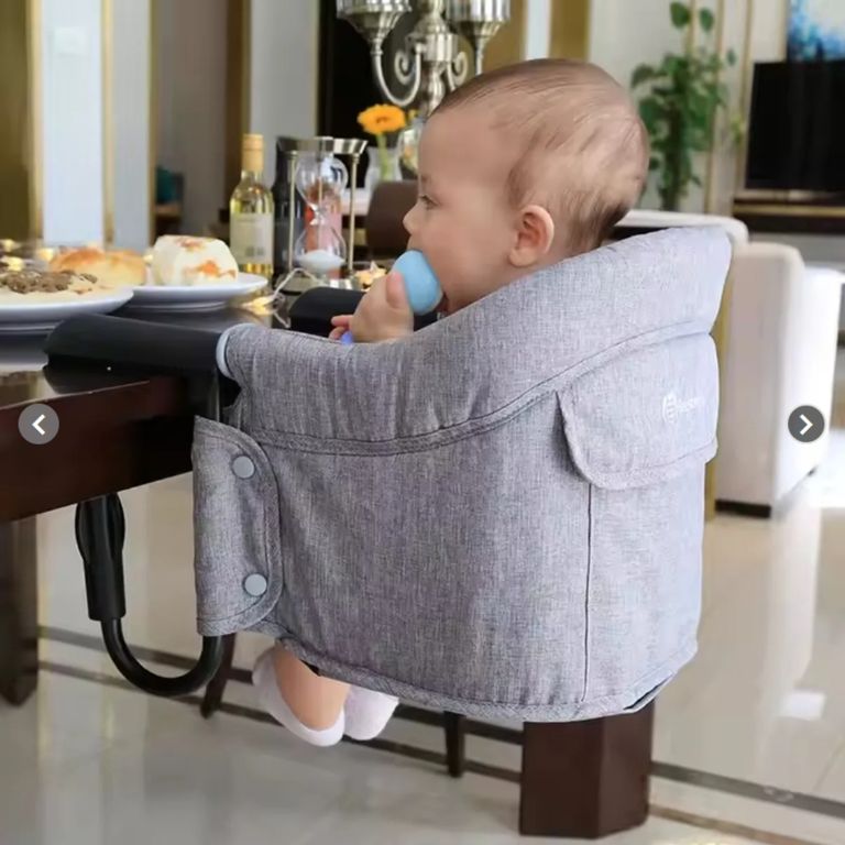 Silla de Comer para Bebe Portátil Sujeción de Mesa Portable