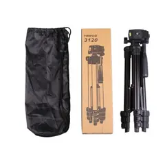 GENERICO - TRIPODE LIGERO PARA CAMARAS Y CELULARES + ADAPTADOR DE CELULAR