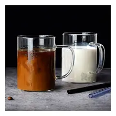 GENERICO - Tazon de Vidrio Dinamico de Transparente Y+Regalo Stickers