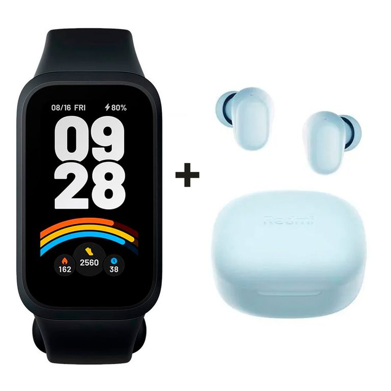 SmartBand 9 Active + Audifonos Buds 6 Play Azul