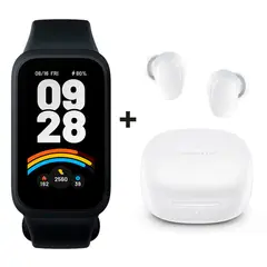 XIAOMI - SmartBand 9 Active + Audifonos Buds 6 Play Blanco