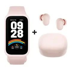 XIAOMI - SmartBand 9 Active + Audifonos Buds 6 Play Rosa