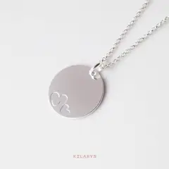 KILARYS - Collar de Plata Placa Love