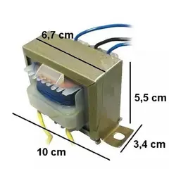 GENERICO - Transformador de 220Vac a 12Vac 1A