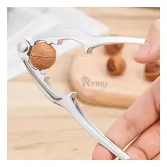 RYBIU IMPORT - Pinza Rompenueces Multifuncional de Color Acero