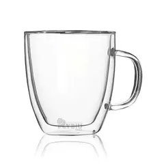 RYBIU IMPORT - Vaso Versatil con Asa 300ML Transparente Y+Post-it Adhesivos