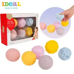 IDEAL - Pelotitas Sensoriales con Textura X6 Piezas